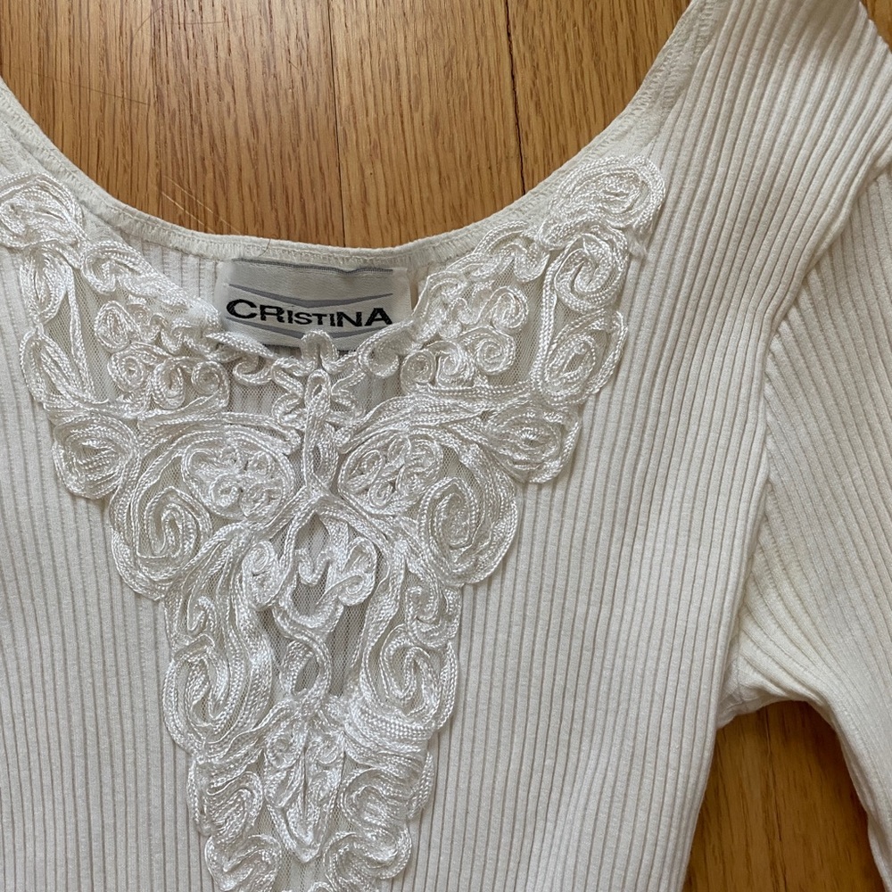 Vintage Ribbed Bodysuit